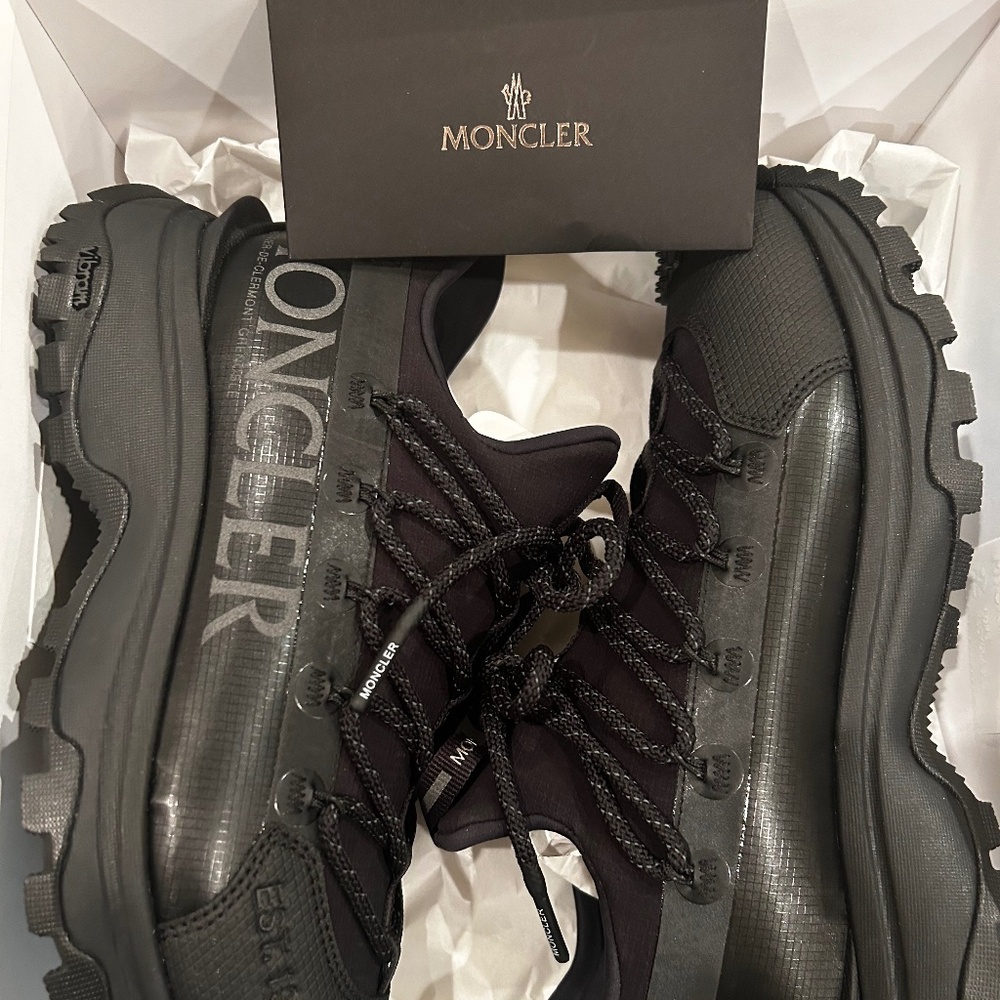 Authentic Moncler Sneakers Never Worn- New In Box